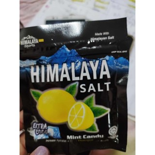 Himalaya หิมาลายา ลูกอมรสมินท์ ผสมเกลือหิมาลายา กลิ่นเลม่อน 1ซอง