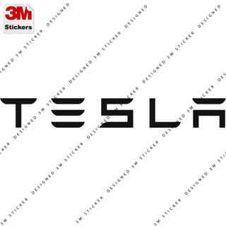 TESLA สติ๊กเกอร์ 3M ลอกออกไม่มีคราบกาว  Removable 3M sticker, สติ๊กเกอร์ติด รถยนต์ มอเตอร์ไซ"