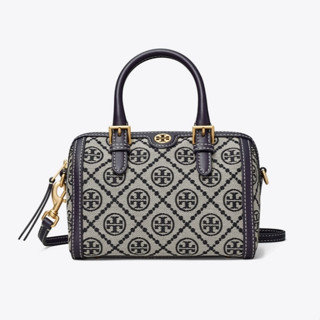 TORY BURCH MINI T MONOGRAM BARREL BAG