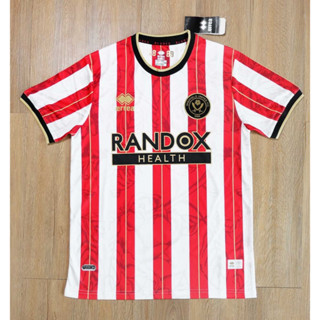 !!!เสื้อบอล AAA เชฟฟีลด์ ยูไนเต็ด Sheffield United Kit 2023/24(พร้อมส่ง)