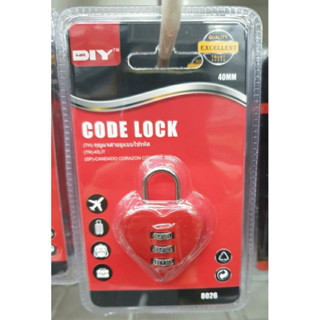 แม่กุญแจ Code lock 40mm. XH-8026