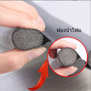 [จัดส่งในกทม]ที่กั้นประตู กันน้ำ ขอบประตูPlus โฟมกันชนประตู ด้านล่าง กันเสียง มีกาวในตัว อุปกรณ์ปรับปรุงบ้าน ที่กั้นประต