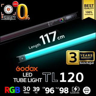 ผ่อน 0%** Godox LED TL120 RGB 30W 2700-6500K 5200mAh - รับประกันศูนย์ Godox Thailand 3ปี ( Stick, Tube )