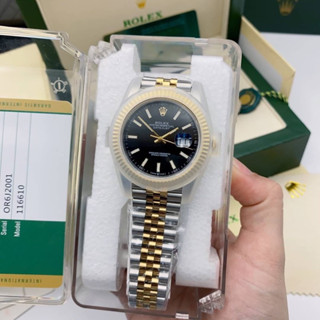 นาฬิกาข้อมือ Rolex Datejust CC clean (พร้อมกล่องใส travel case)