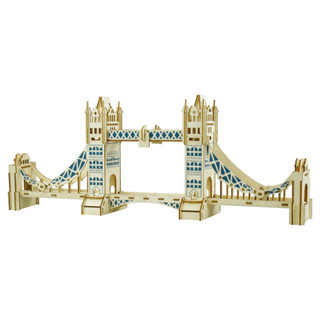 &gt;&gt;พร้อมส่ง&lt;&lt;จิ๊กซอว์ไม้ 3 มิติ สะพานลอนดอน London Bridge 3D Wooden Puzzles