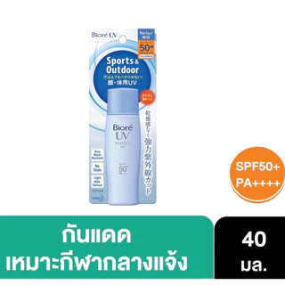Biore UV บีโอเร perfect milk 40mL SPF 50+/ PA+++ กันแดดน้ำนม ผิวหน้า ผิวกาย ผิวมัน ผิวผสม