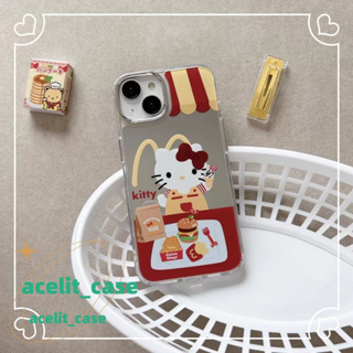 ❤️ส่งของขวัญ❤️ เคสไอโฟน 11 12 13 14 Pro Max HelloKitty ความนิยม การ์ตูน แฟชั่น สาวน่ารักหัวใจ Case for iPhone สไตล์วรรณศ