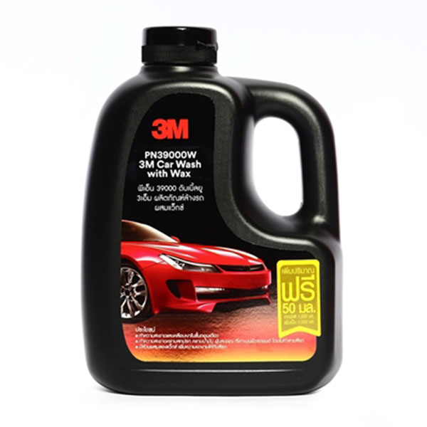 💥แท้ ส่งด่วน💥3M แชมพูล้างรถ รุ่น PN39000W ขนาด 1,000 มล.สูตรผสมแวกซ์ 2IN1 น้ำยาล้างรถ ทั้งล้างและเคล