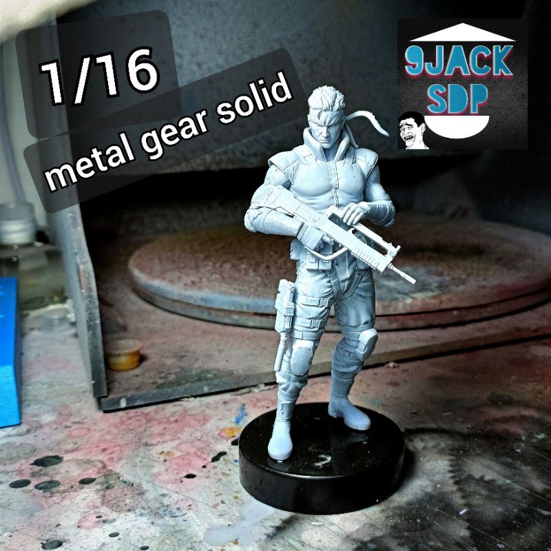 Metal gear solid sanke ฟิกเกอร์เรซิ่น เรซิ่น เกมส์ สงคราม ทหาร หน่วยรบ