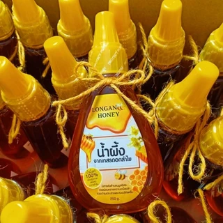 น้ำผึ้งแท้100% ขวดบีบ250g. ใช้งานง่าย 🐝🍯น้ำผึ้งเกสรดอกลำไยแท้ พร้อมส่ง🌼