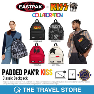 EASTPAK x KISS Padded PakR Classic Backpack กระเป๋าเป้ สะพายหลัง คอลเลคชั่นคีส