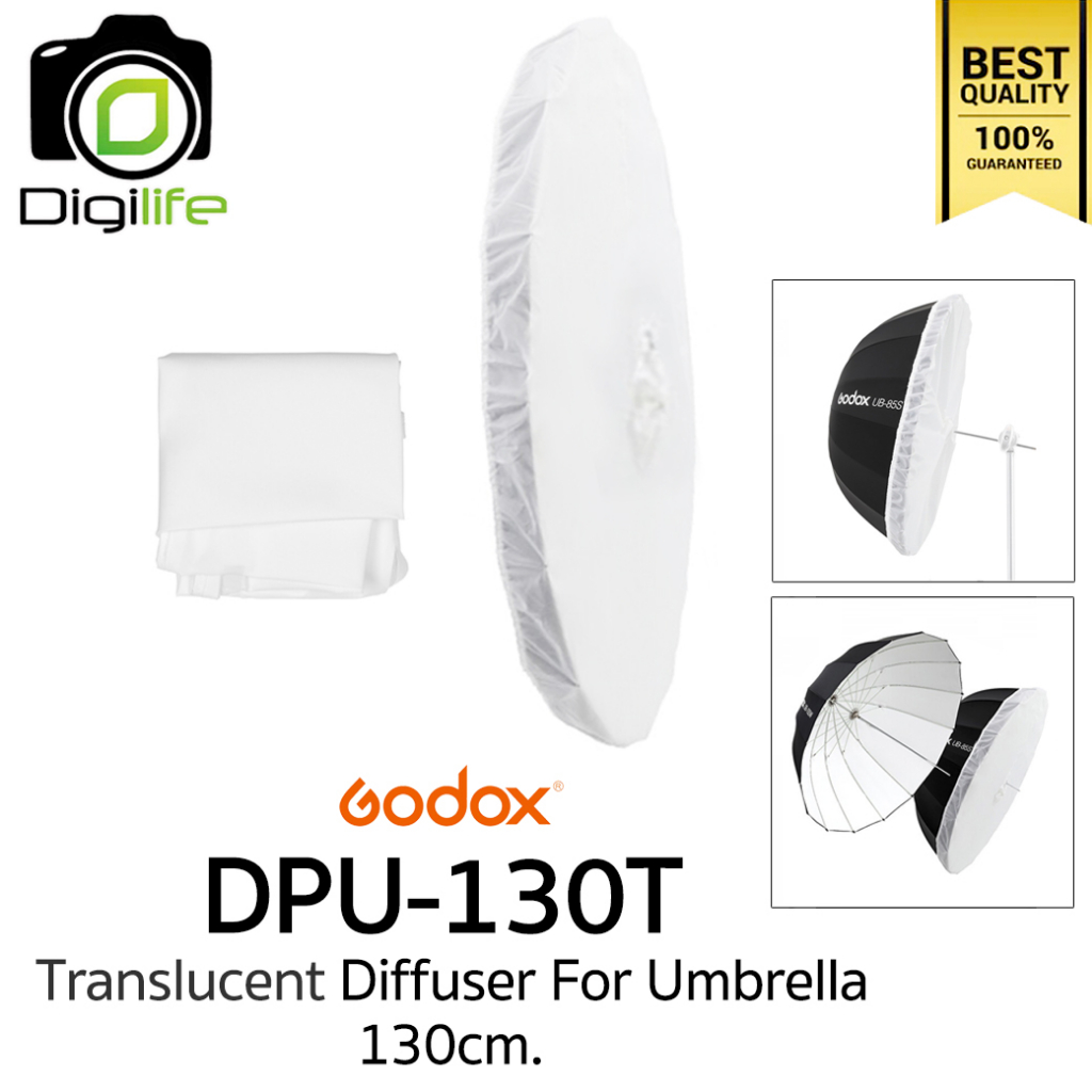 Godox DPU-130T Translucent Diffuser 130 cm. ผ้ากรองแสง For Umbrella UB-130S , UB-130W / Digilife Thailand