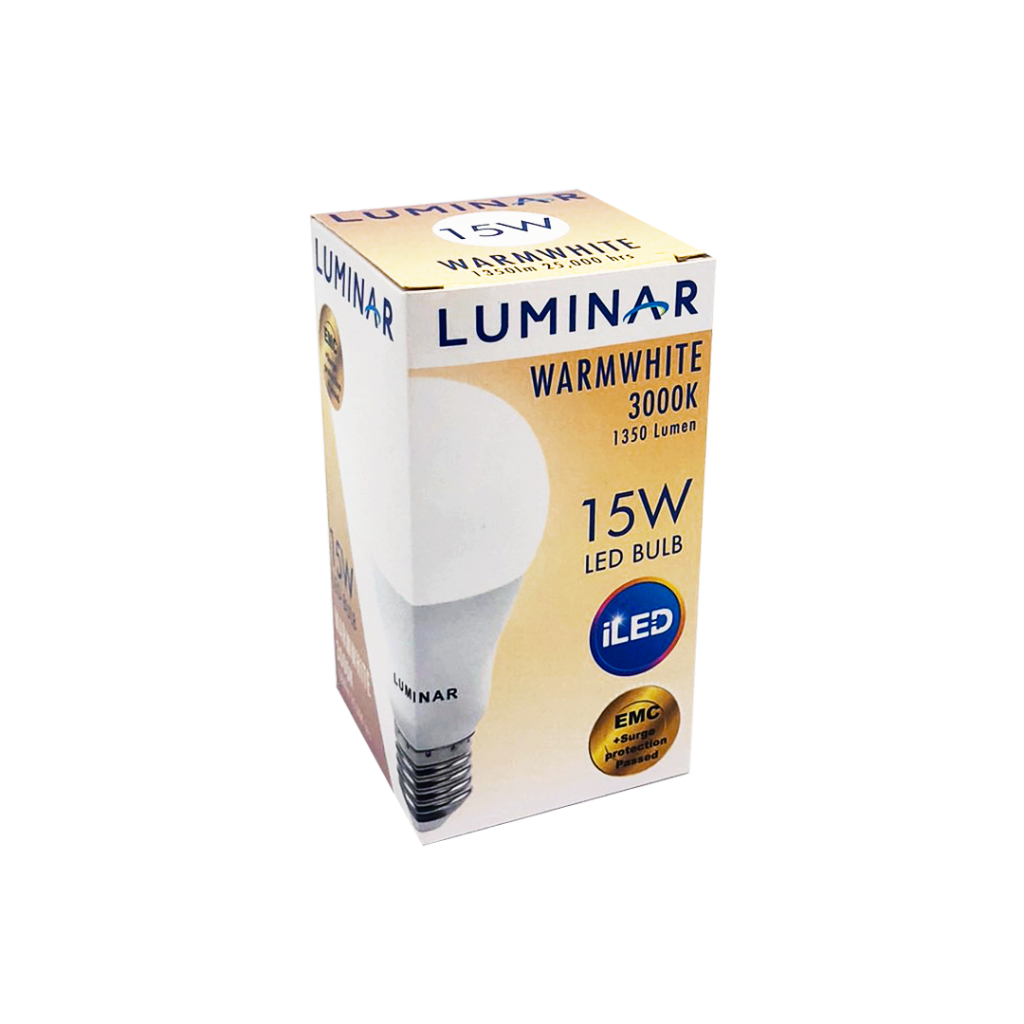 LAMP AND LIGHT - LUMINAR LED BULB E27 15W 1350 lumen WARMWHITE 3000K