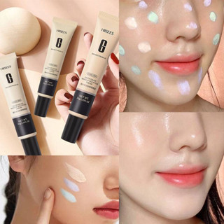 (พร้อมส่ง!!!) M035 คอนซีลเลอร์หายใจได้ !!! คอนซีลเลอร์เมคอัพเบสติดทนนานสโนว์ก๊อซไหมซอฟท์เบสครีมเมคอัพเบสครีมปรับสีผิว