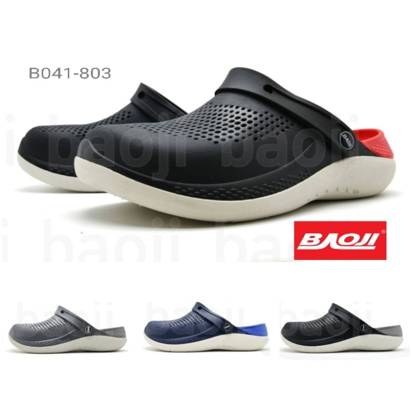 รองเท้าสวมหัวโต​ หนานุ่ม​สบายเท้า​ ทนทานไม่ลื่น BAOJI​ เบาจิ BO41-808 Size 41-45