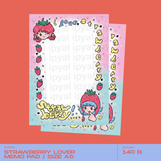 strawberry lover / memo pad / A6