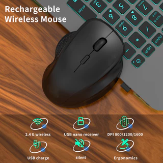 เมาส์ เมาส์ไร้สาย เม้าส์ Wireless Mouse 2.4G DPI ระยะการเชื่อมต่อ10เมตร