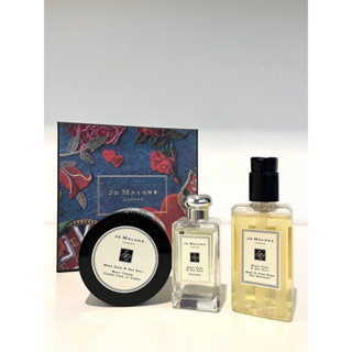 กิ๊ฟเซตน้ำหอม Jomalone ใหม่ล่าสุด สวยมาก เหมาะเป็นของขวัญ  กลิ่น Wild bluebell JO MALONE LIMEBASIL BODY AND HAND WASH 3I