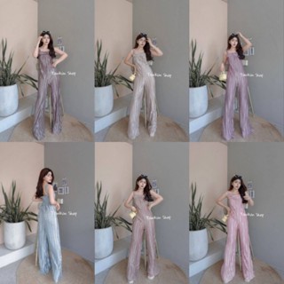 จั้มยาว อัดพลีท แน่น งานสวยหรู ดูดี ไฮสุดๆ ยืดเยอะ สม็อคหลัง