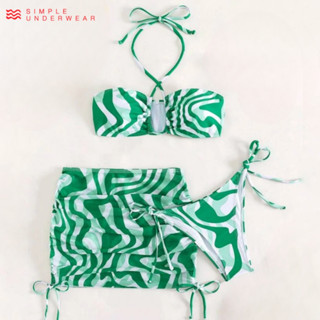 029 Simple Underwear bikini ชุดเซต 3 ชิ้น