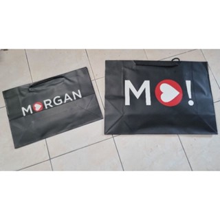 ถุงกระดาษ MORGAN สีดำ