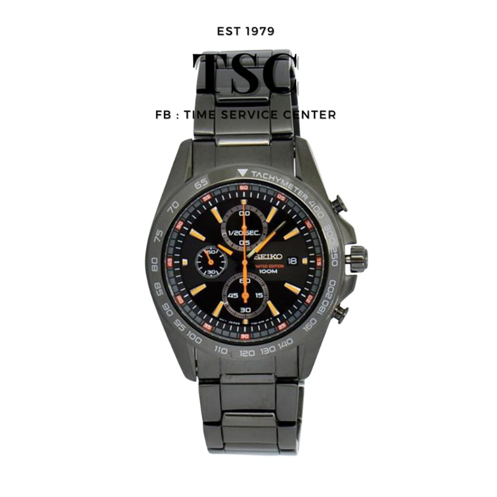 นาฬิกาผู้ชาย SEIKO LIMITED EDITION รุ่น SNDF81P1 นาฬิกาจับเวลา  Sapphire ของแท้ประกันศูนย์ กล่อง-ใบรับประกัน