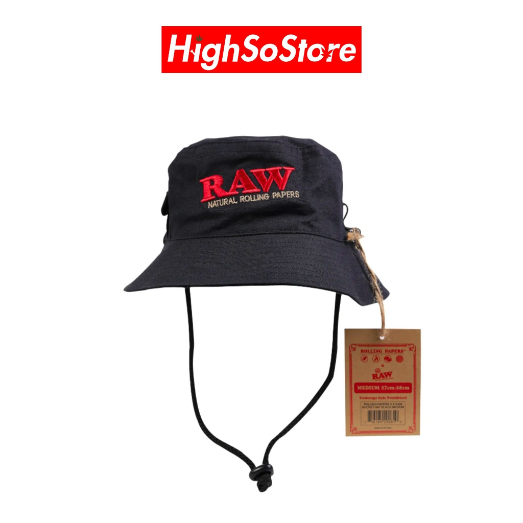พร้อมส่ง ส่งไว หมวก RAW Bucket Hat ระบายอากาศได้ดี ทรงสวย ทอด้วยเส้นใยคุณภาพดี ใส่ได้ทุกเพศทุกวัย