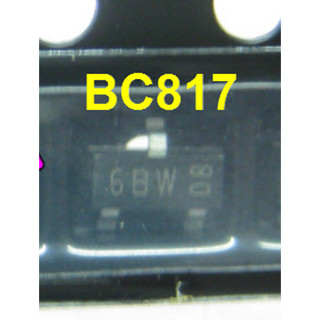 (10ชิ้น)BC817-40 6C (SOT-23) Transistor NPN 45V/0.5A,High Current Low Voltage