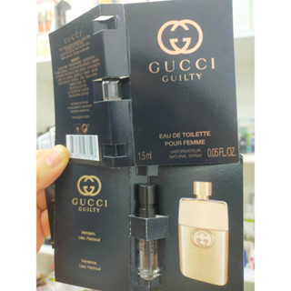 1.5ml Gucci Guilty Eau De Toilette For Women 1.5ml. พริกไทยสีชมพู ราสเบอร์รี่ พีช ลิลลี่ ไวโอเลต