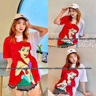 เสื้อยืดโอเวอร์ไซส์ราคาส่ง “ ลายนางเงือก “ 🧜‍♀️