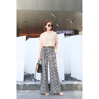 Graphic pants(A206) กางเกงลายกราฟฟิคสไตล์เกาหลีเกาใจ