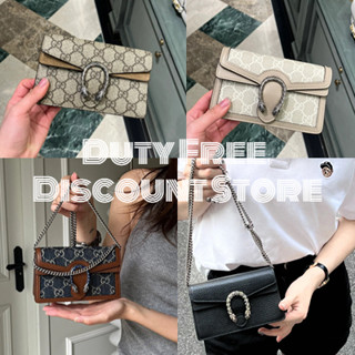 GUCCI กระเป๋า DIONYSUS GG SUPREME SUPER MINI BAG