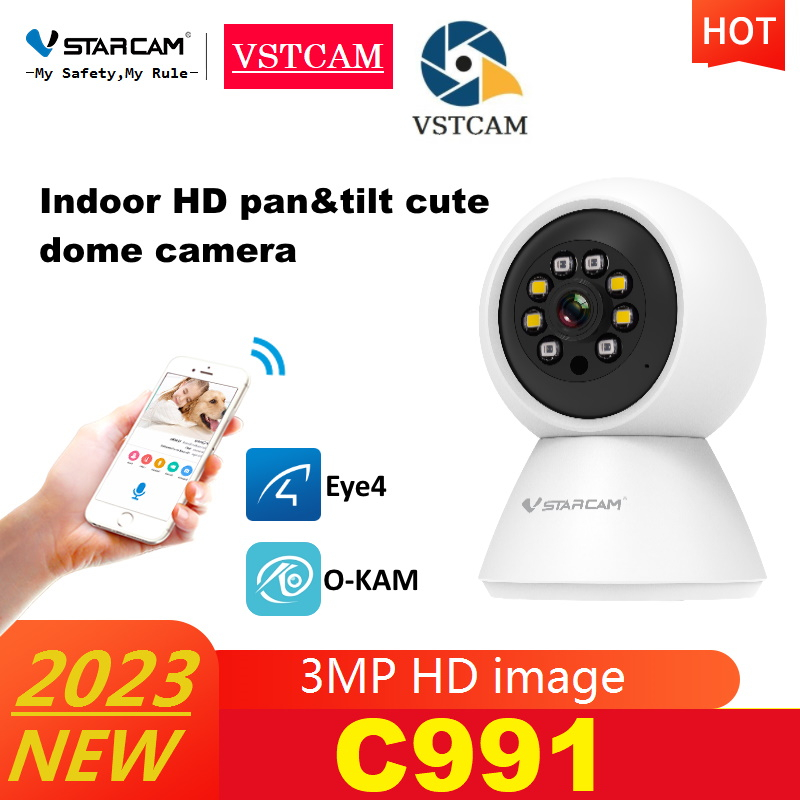 Vstarcam C991 (C994 รองรับ Wi-Fi-5G) ความละเอียด 3-5 ล้านพิกเซล กล้องวงจรปิดไร้สาย Indoor WiFi iP Camera