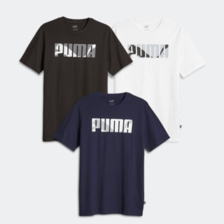 PUMA เสื้อยืดผู้ชาย รุ่น GRAPHICS PUMA Wording Tee/ 67718502, 67718506