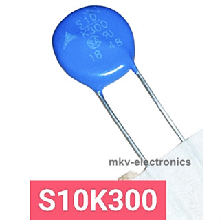 (2ตัว) S10K300 , Varistor ป้องกันไฟเกิน 10mm. (รหัสสินค้า M03348)