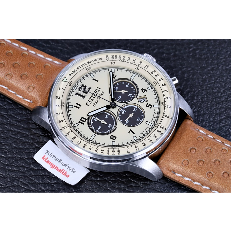 (ประกันศูนย์ไทย) นาฬิกา Citizen Eco-drive chronograph รุ่น CA4500-16X