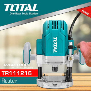 Total เร้าเตอร์  รุ่น TR111216 เร้าเตอร์ไฟฟ้า เครื่องมือช่าง Electric Milling Cutter 1/2 นิ้ว 1600 watt