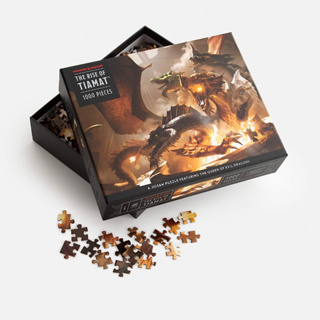 The Rise of Tiamat Dragon Puzzle (Dungeons &amp; Dragons): 1000-Piece Jigsaw Puzzle Featuring the Queen of Evil Dragons