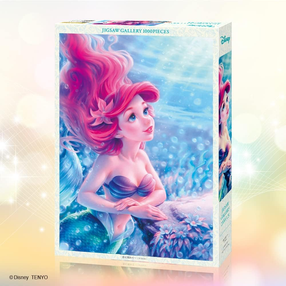 [สินค้าพรีออเดอร์] Tenyo Disney Longing for love (Ariel) jigsaw puzzle จิ๊กซอว์ญี่ปุ่นนำเข้า 1000, 2