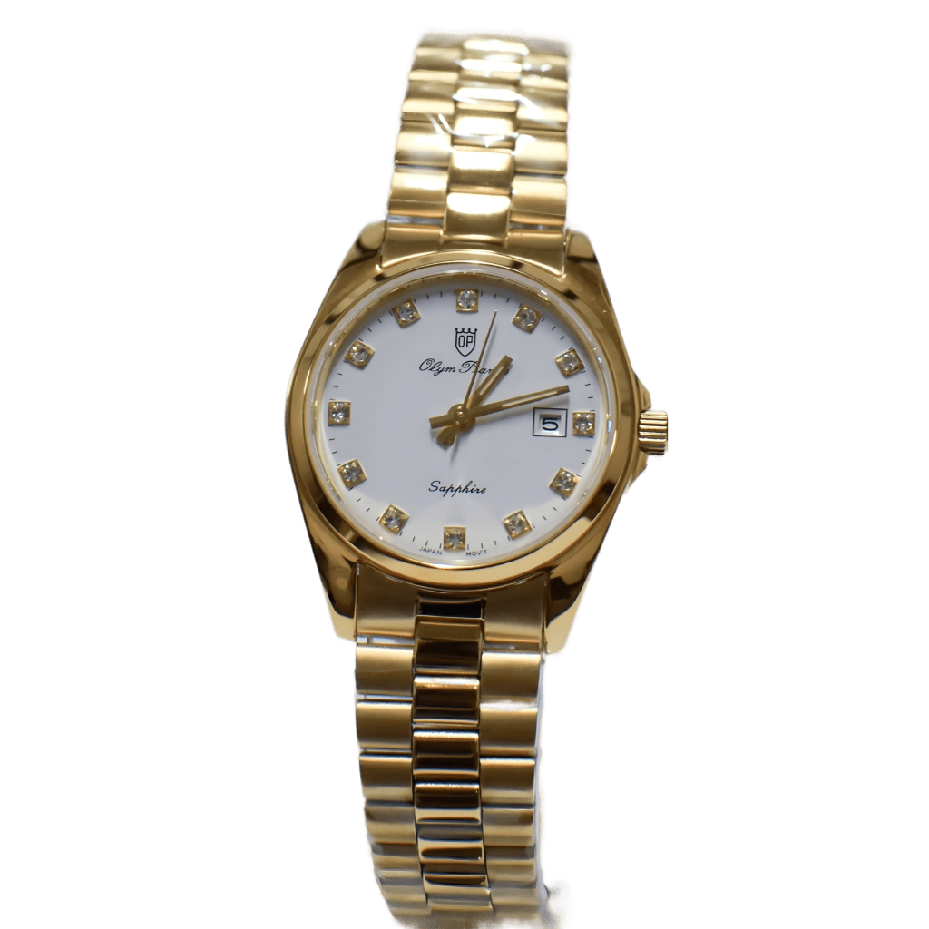 Olym Pianus [OP] นาฬิกาผู้หญิง รุ่น 1001L27 ของแท้( รับประกัน 1 ปีเต็ม )