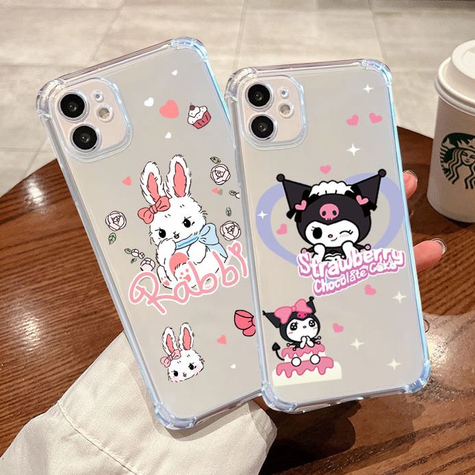 เคสซิลิโคน เคสโทรสัพท์ลายการ์ตูนน่ารักๆ OPPO A38 A18 Reno 10 Reno 8T Reno4 pro Reno5 pro Reno8 pro Reno6z เคสใสกันกระแทก