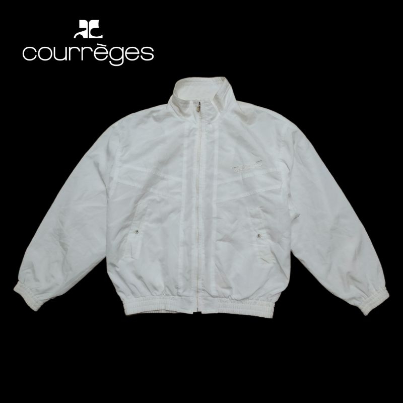 เสื้อแจ็กเก็ต Courreges Paris vintagesport furbur Made in Japan