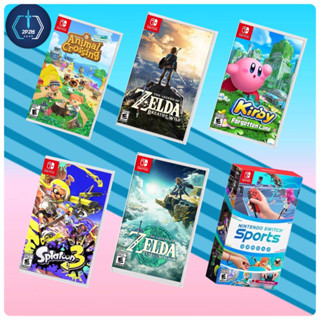 (มือ1👉🏻พร้อมส่ง)แผ่นเกม Nintendo Switch Animal Crossing/Zelda/Kirby Forgotten/Splatoon3/Xenoblade Chronicles3/Sports