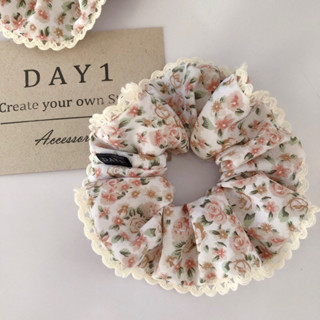 DAY 1 scrunchies โดนัทมัดผม ยางรัดผม size M