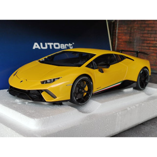 โมเดลรถLamborghiniHuracanPerformante 1/18 โมเดลรถHuracan autoart โมเดลรถ Lamborghini Huracan Performante 1:18 ราคา OK