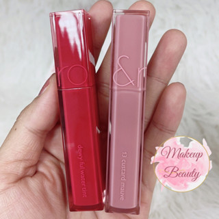 แท้/พร้อมส่งRom&amp;nd Dewy ful Water Tint ลิปทิ้นปากฉ่ำวาว ลิปเนื้อชุ่มฉ่ำ เม็ดสีชัด ติดทน