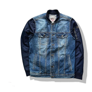 PULL&amp;BEAR 4 Pockets Denim Jacket รอบอก 44”