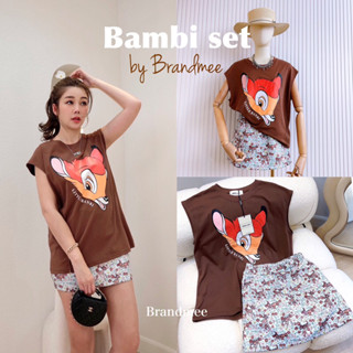 ✅พร้อมส่ง💢🇰🇷เซ็ต2ชิ้น bambi งานป้ายลายใหม่