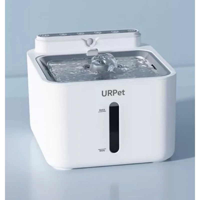 น้ำพุแมว URPet น้ำพุอัตโนมัติ ไร้สาย มีเซนเซอร์ (มือสอง)