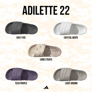 Adidas Collection รองเท้าแตะ รองเท้าแบบสวม Adilette 22 Slides HQ4672 / HQ4670 / HP6516 / HP6524 / HP6522